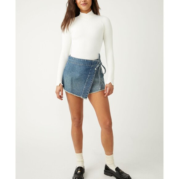 Free People Cream Bodysuit Top - Picture 2 of 12